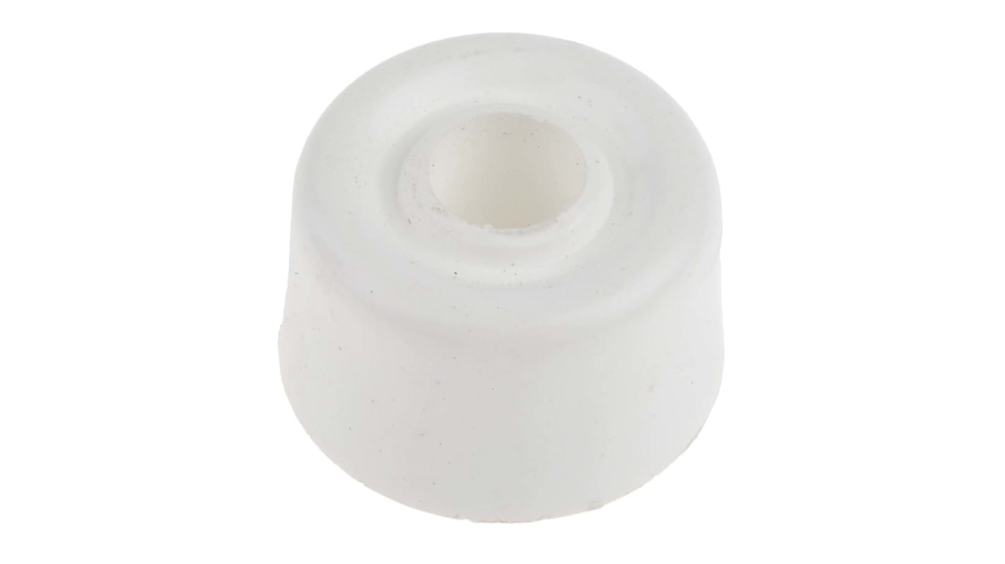 RS PRO White PVC Bumper Door Stop, 32mm Diameter