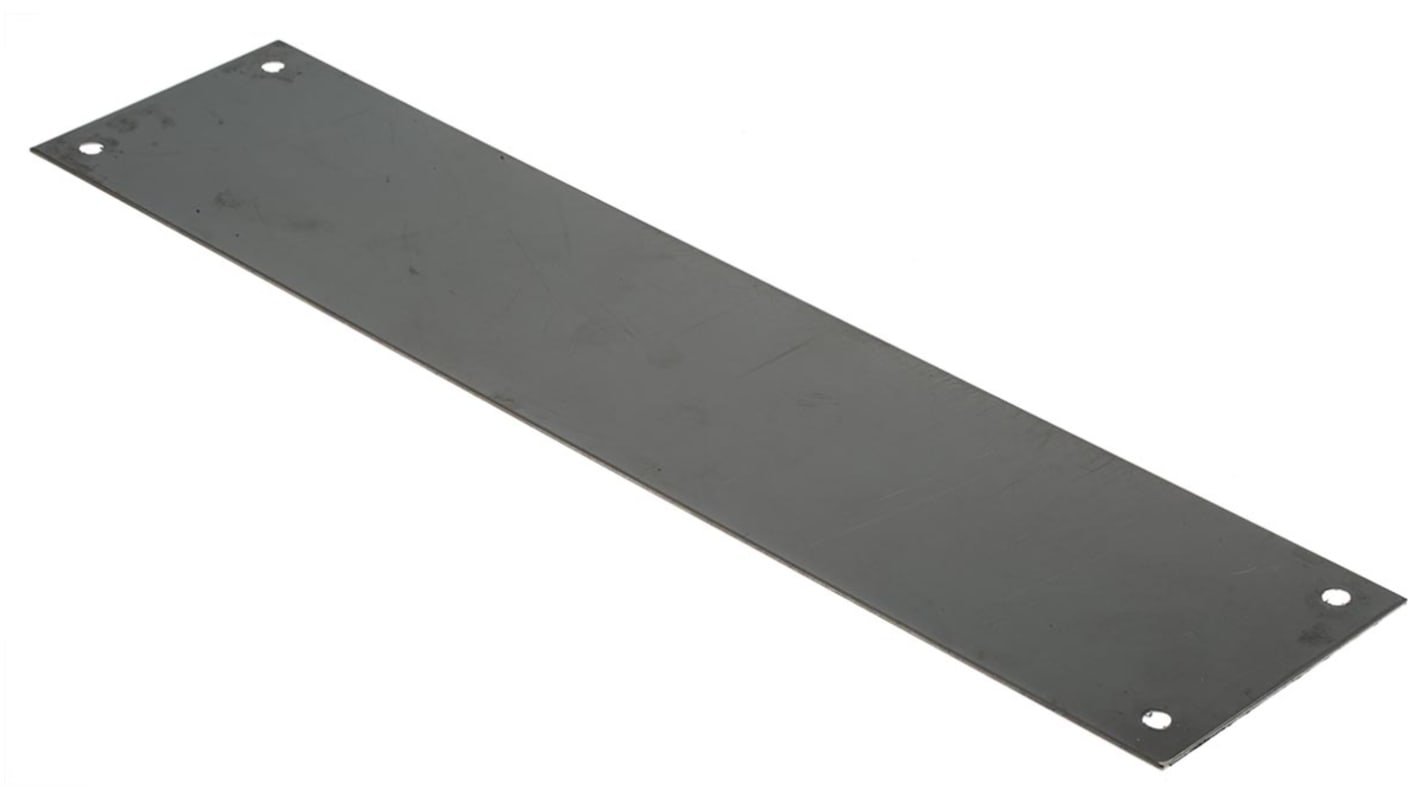Piastra per porta RS PRO, Acciaio inox, Vite, 330 x 75mm
