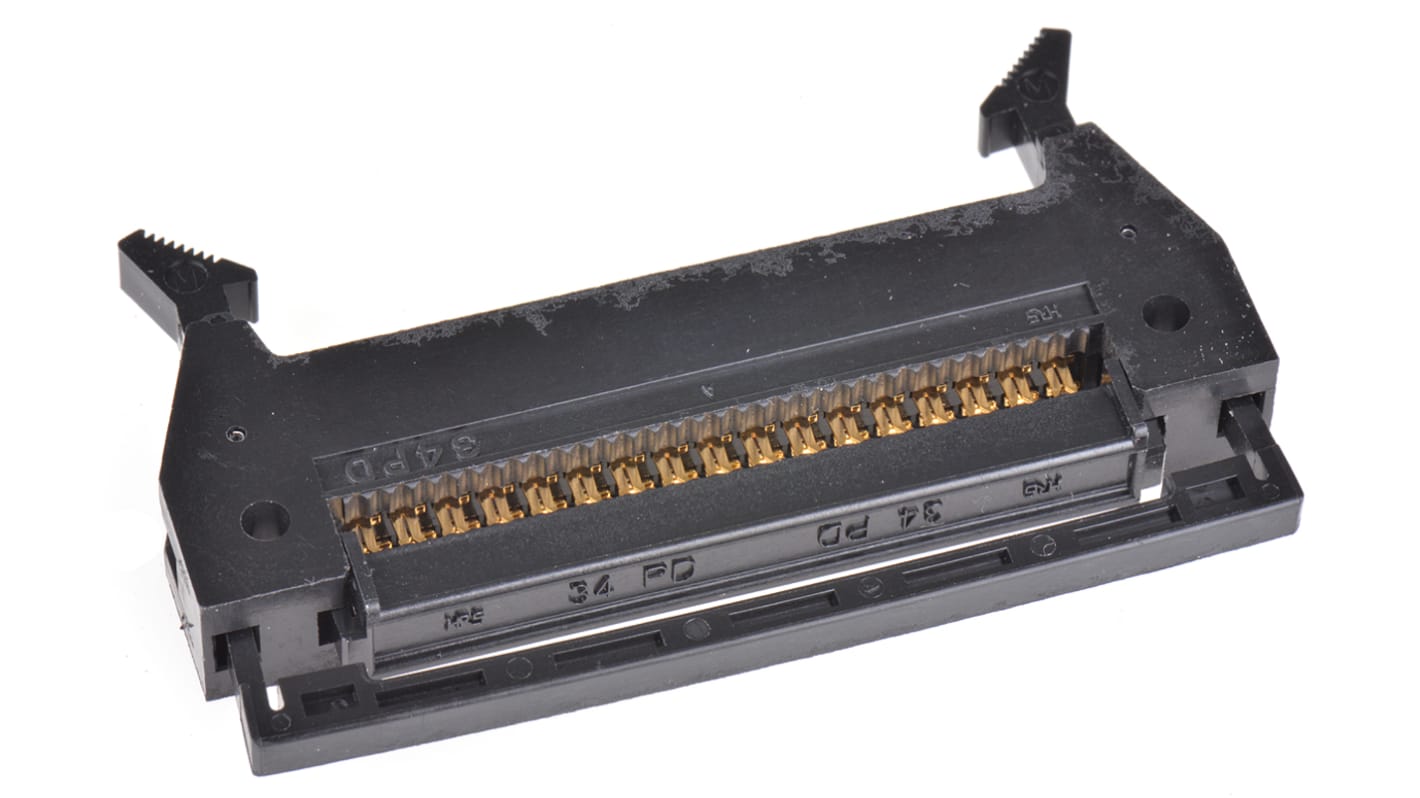 Hirose 34-Way IDC Connector Plug for Cable Mount, 2-Row