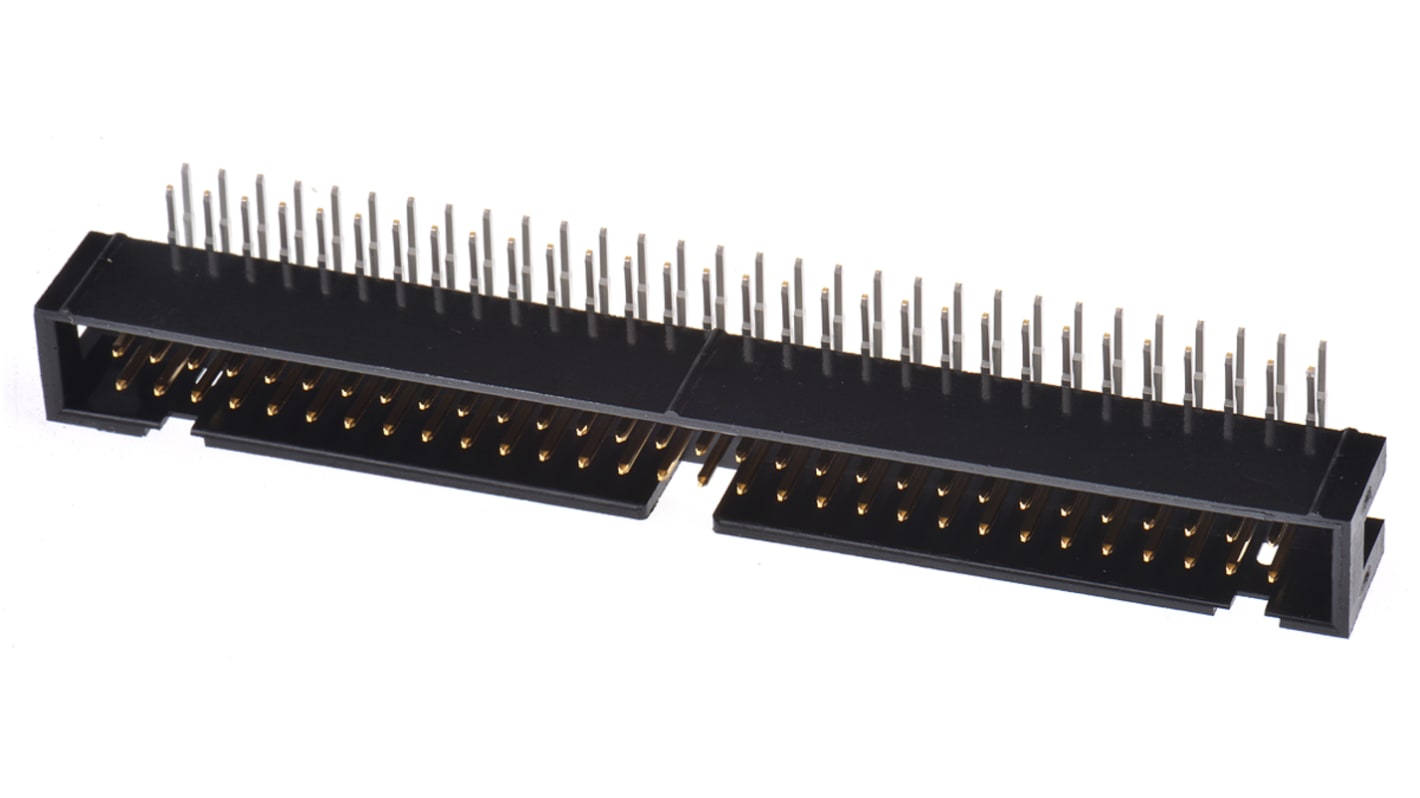 Wtyk PCB 60-pinowe raster: 2.54mm 2-rzędowe Hirose Przewlekany 1.0A 200.0 V.