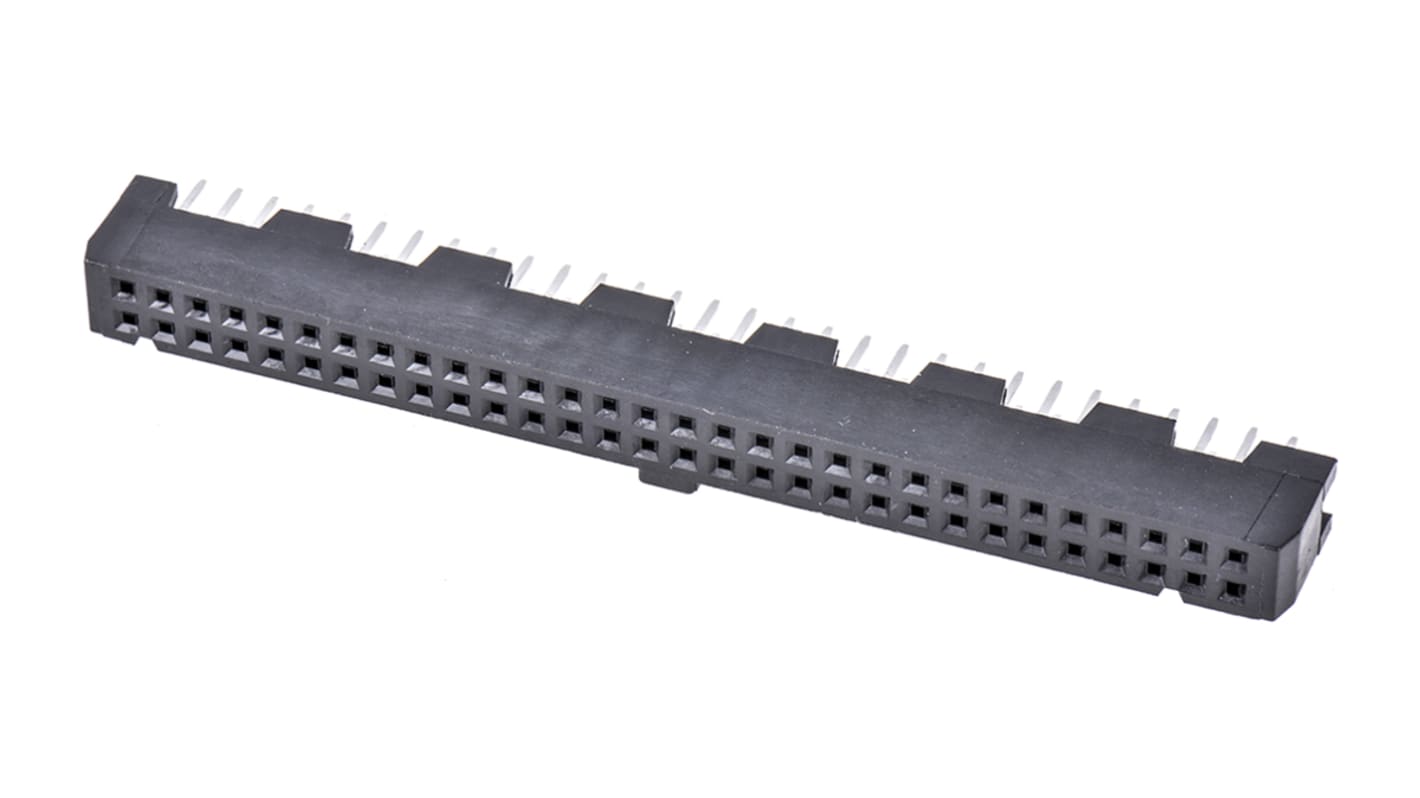 Gniazdo PCB 60 -pinowe 2 -rzędowe raster: 2.54mm typu płytka – płytka Proste Montaż na płytce drukowanej