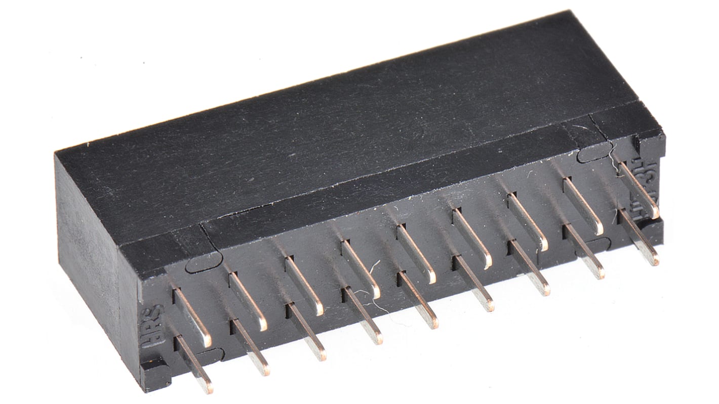 Gniazdo PCB 18 -pinowe 2 -rzędowe raster: 2.54mm typu płytka – płytka Proste Montaż na płytce drukowanej