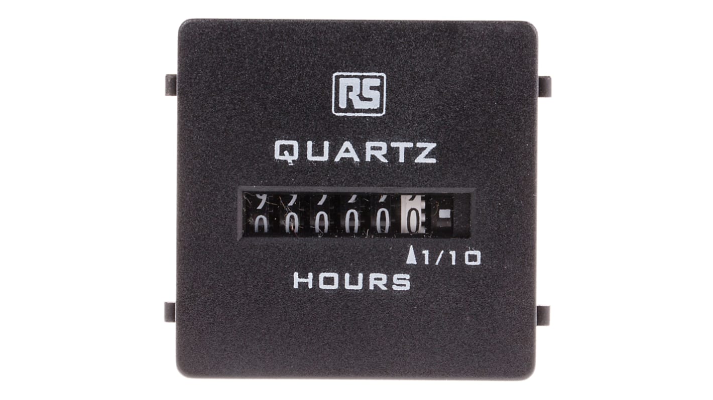 Rs-Online Contatore elettronico RS PRO Ore 50Hz display Analogico 6 cifre 10 → 80 V c.c