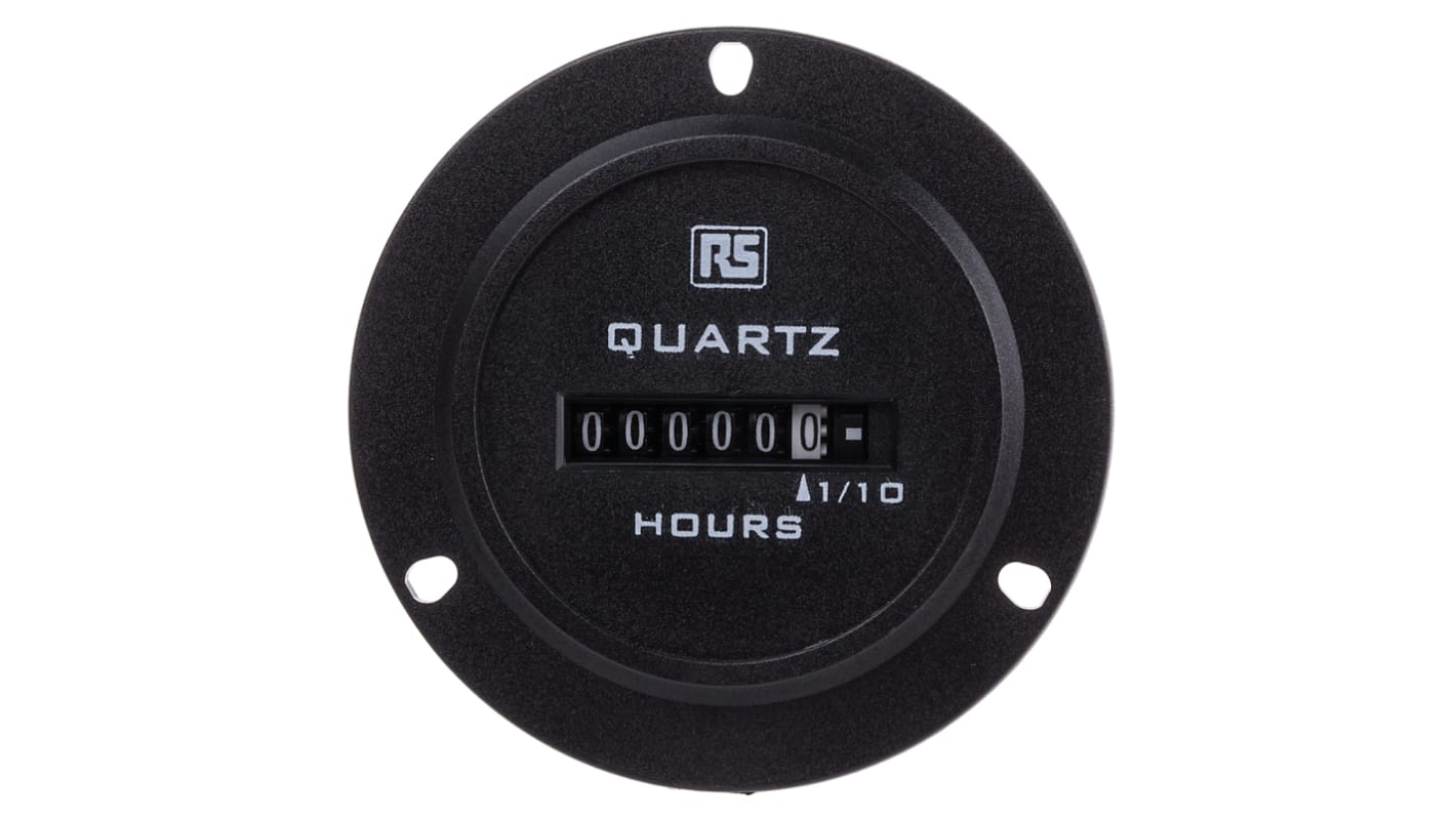 Rs-Online Contatore elettronico RS PRO Ore 50Hz display Analogico 6 cifre 90 → 264 V c.a