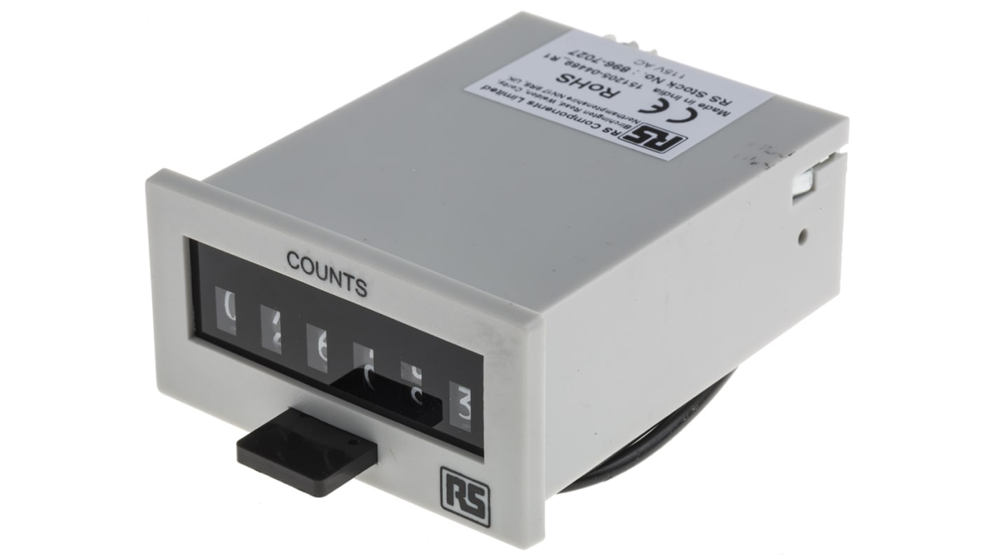 Rs-Online Contatore elettronico RS PRO Impulso 10Hz display Digitale 6 cifre 115 V c.a