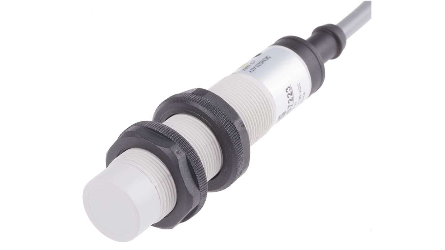 Rs-Online Sensore di prossimità Cilindro filettato RS PRO M18 rilevamento 8 mm 10 → 30 V c.c