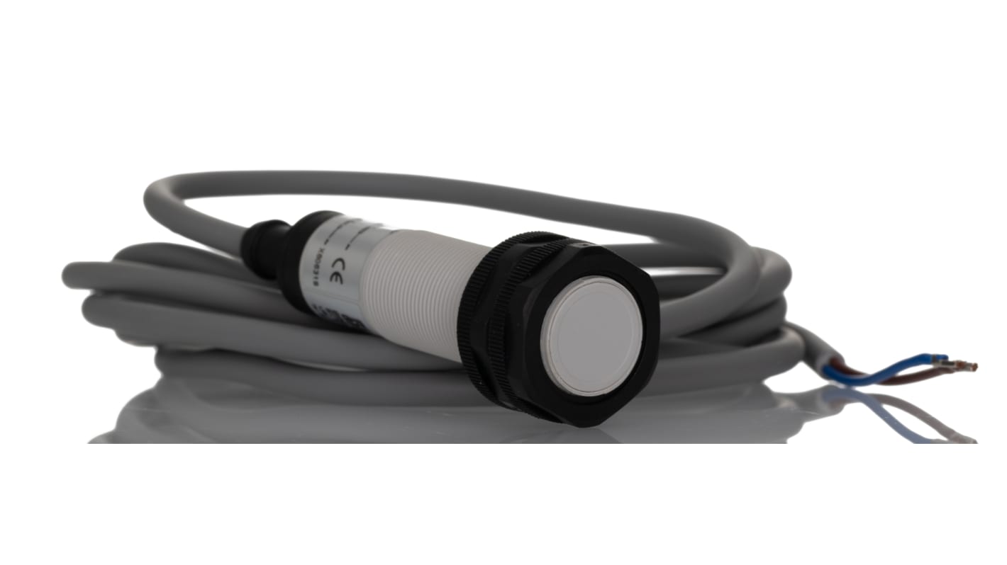 RS PRO M18 Näherungssensor Kapazitiv, Gewinderohr 5 mm 2-Draht 20 → 250 V ac / 300 mA NO, IP67