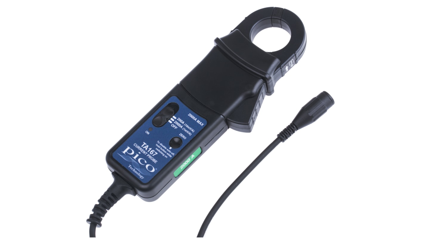 Pico Technology TA167 Oscilloscope Probe, Current Type, 20kHz, BNC Connector