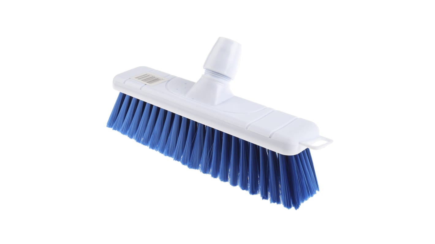 RS PRO Broom, Blue With PET Bristles for Indoor