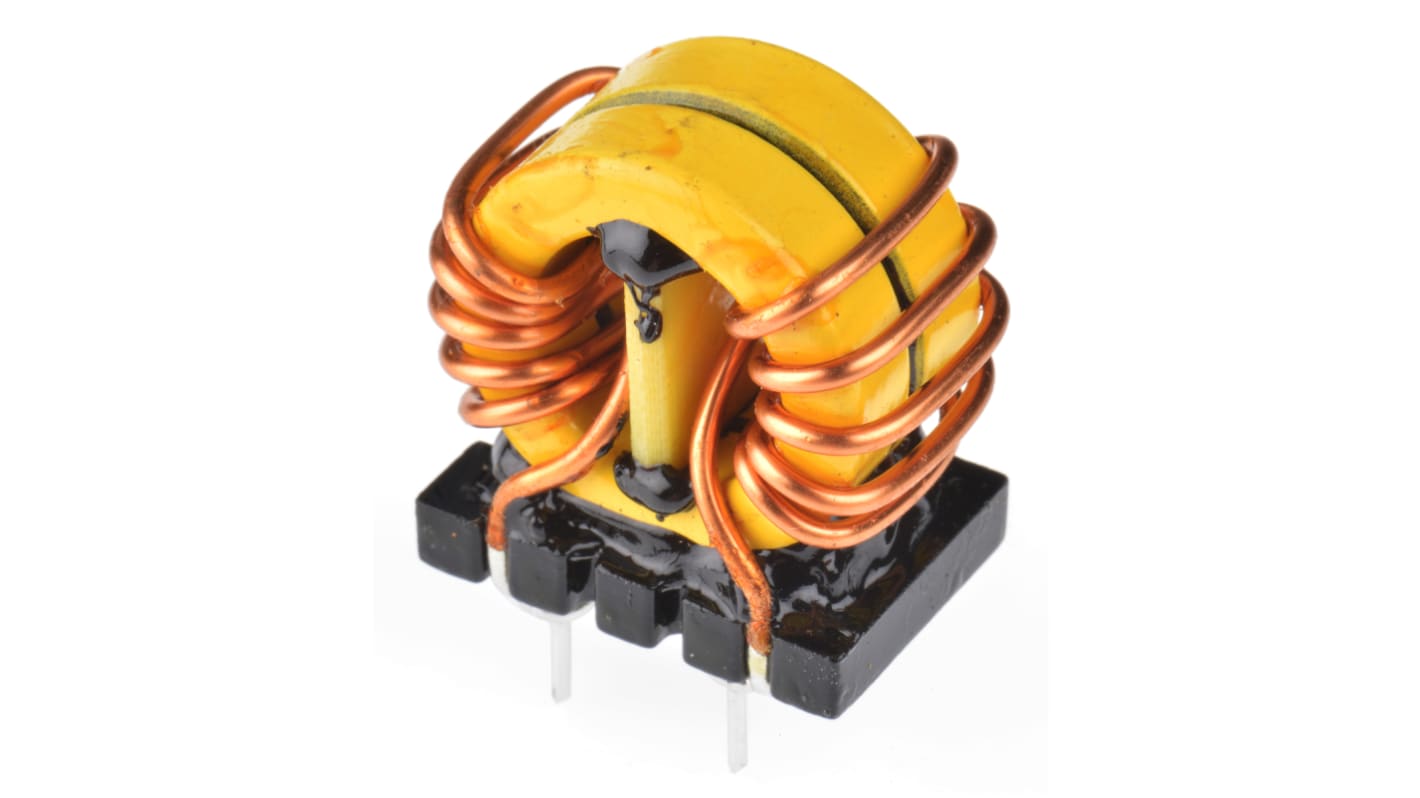Wurth Elektronik 共模电感, 100 μH, 最大14 A, 28 x 18.5 x 33mm, -40°c → +125°c, WE-ExB系列