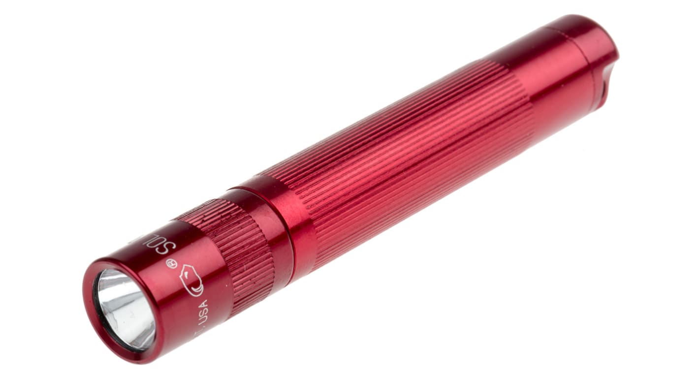 Maglite 钥匙扣手电, 37 lm, LED, 1 个 AAA电池, 红色, Solitaire系列, Solitaire