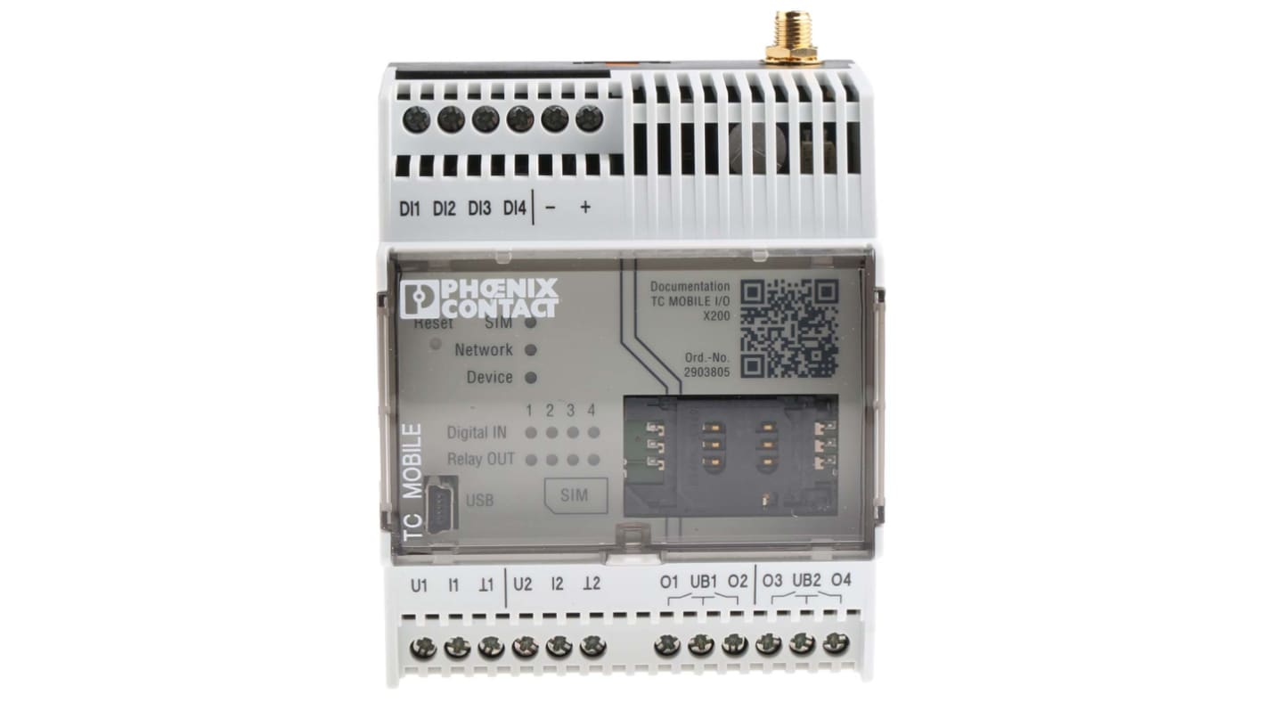 Phoenix Contact Interface Unit for Use with PSI Modem SMS Relay, Analogue, Digital, Relay, 10 <arrow/> 60 V