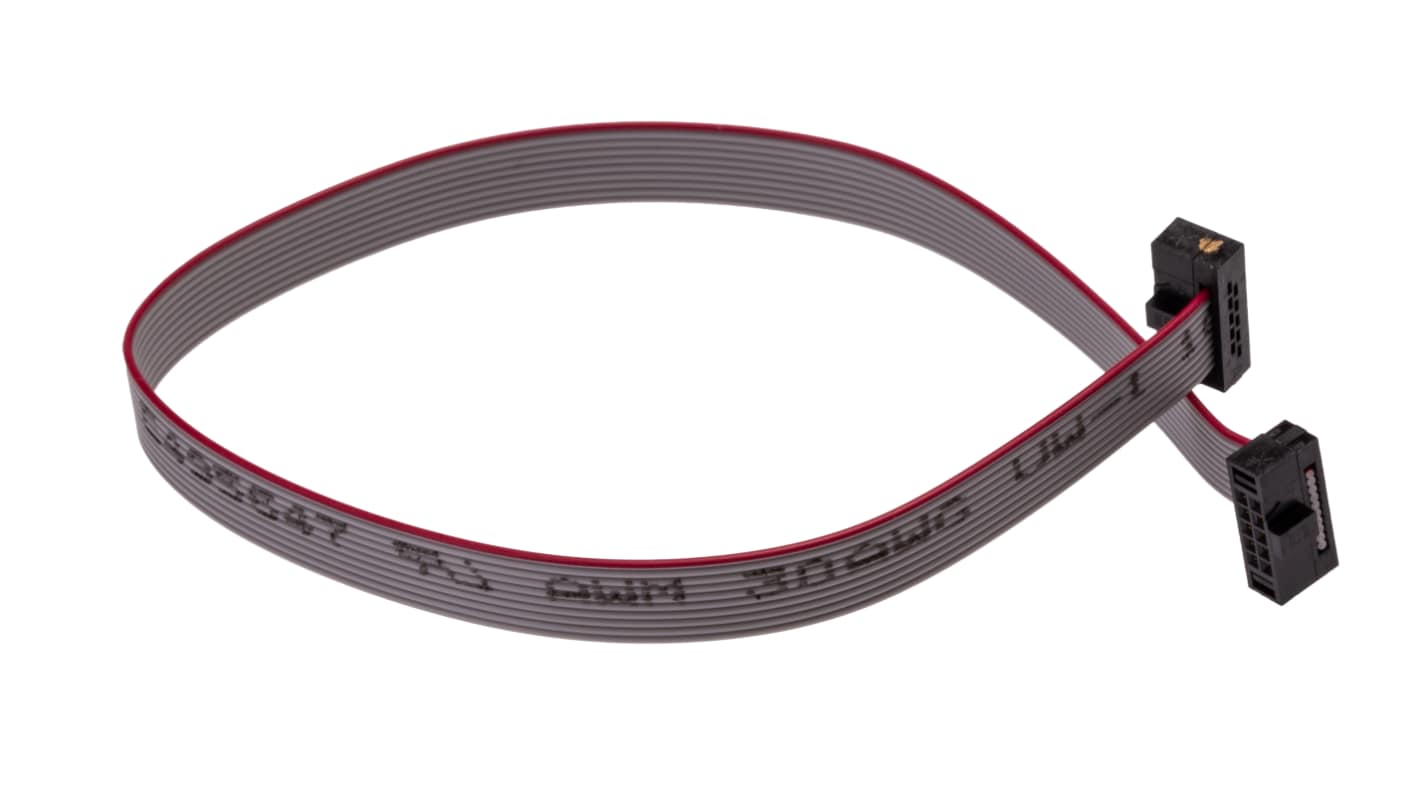 Cavo ribbon 10 vie Samtec, passo 1.27mm, 30 AWG