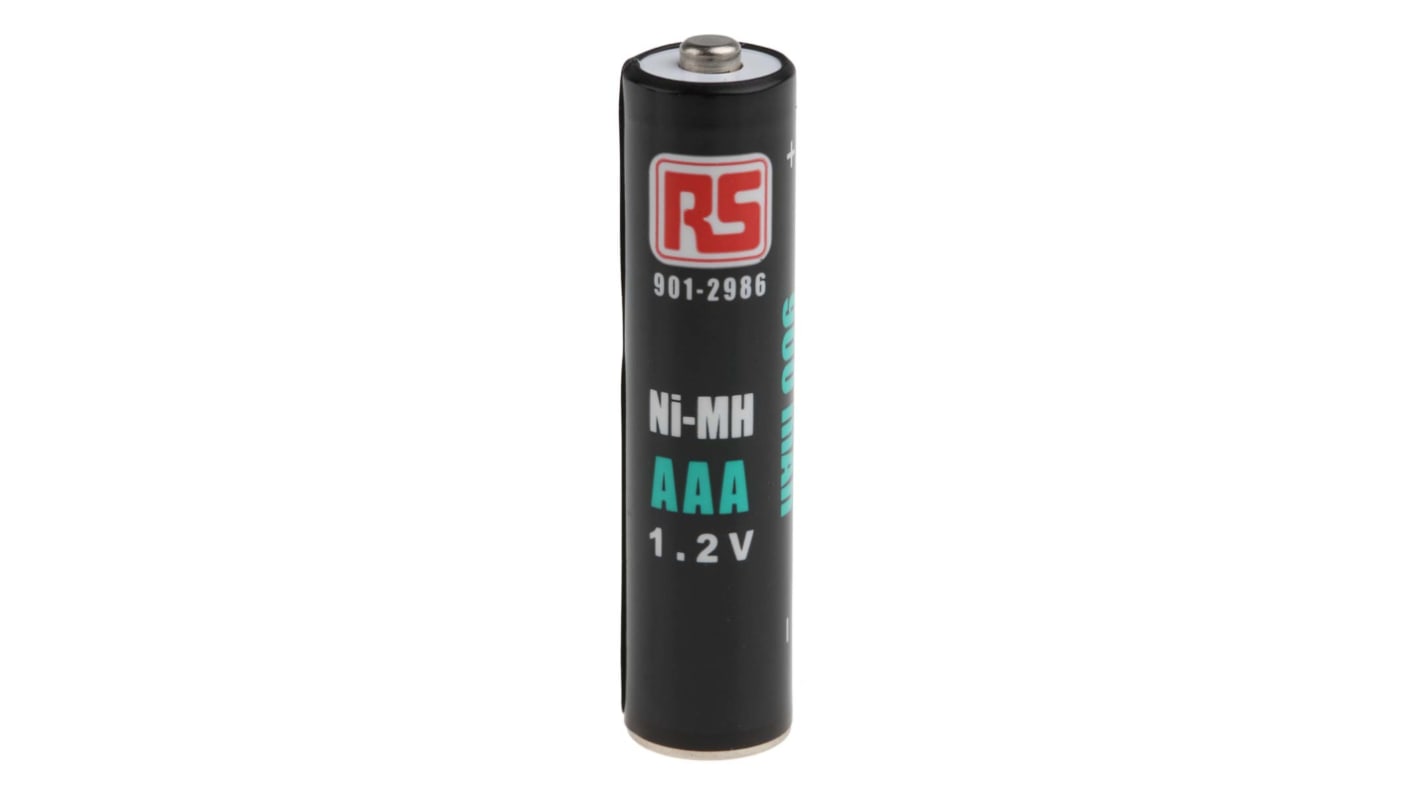 Batteria AAA ricaricabile RS PRO, 1.2V, 900mAh, NiMH, terminale Standard