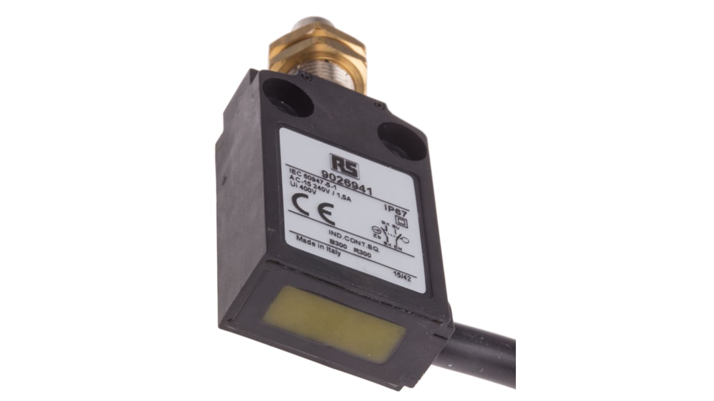 RS PRO Plunger Limit Switch, NO/NC, IP67, DPST, Thermoplastic Housing, 240V ac Max, 5A Max