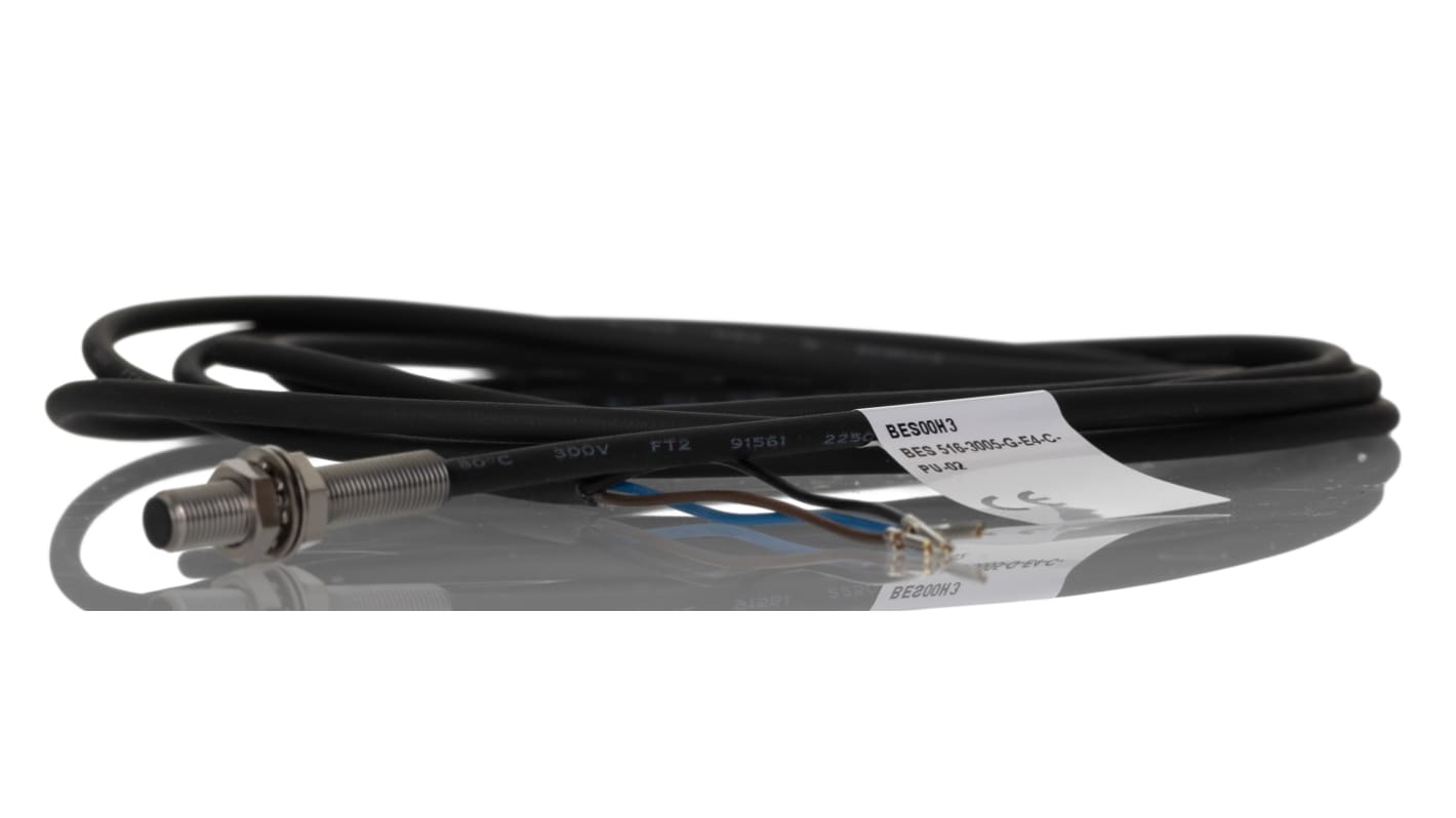 Rs-Online Sensore di prossimità Cilindro filettato BALLUFF M5 rilevamento 1 5 mm 10 → 30 V c.c