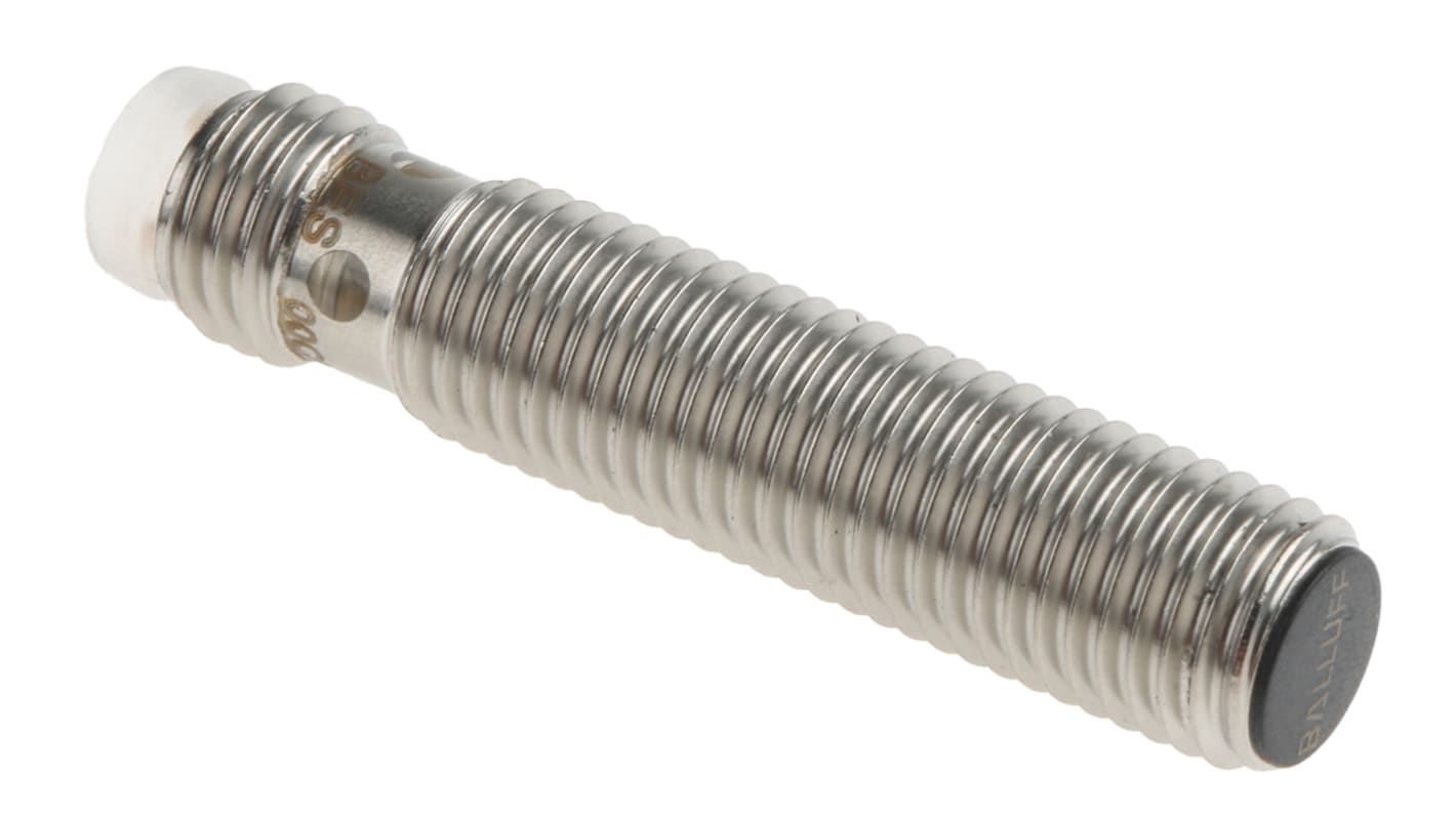 Rs-Online Sensore di prossimità Cilindro filettato BALLUFF M8 rilevamento 2 mm 10 → 30 V c.c