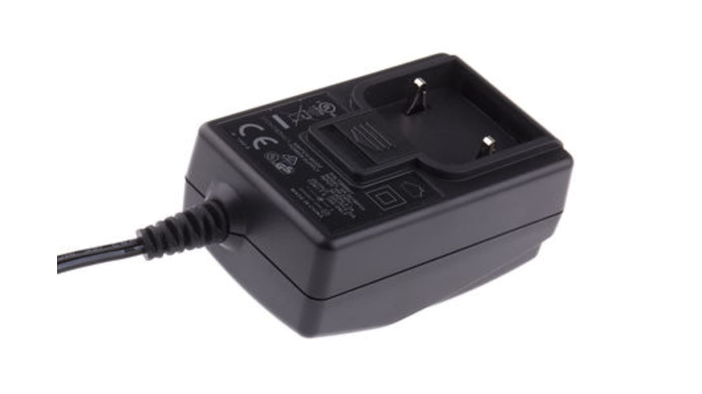 RS PRO 6W Plug-In AC/DC Adapter 24V dc Output, 250mA Output