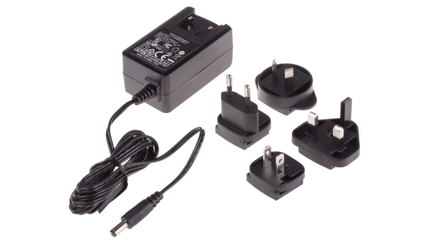 Adattatore AC/DC Adattatore ca/cc RS PRO 9V cc, 2.66A, spina Australia, Europeo, UK, US