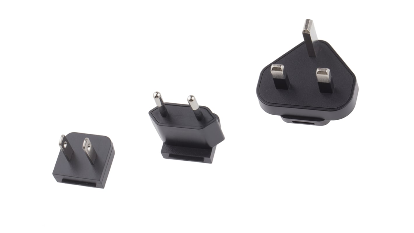 Adattatore AC/DC Adattatore ca/cc RS PRO 24V cc, 750mA, spina Spina Europa, Regno Unito intercambiabile, Stati Uniti