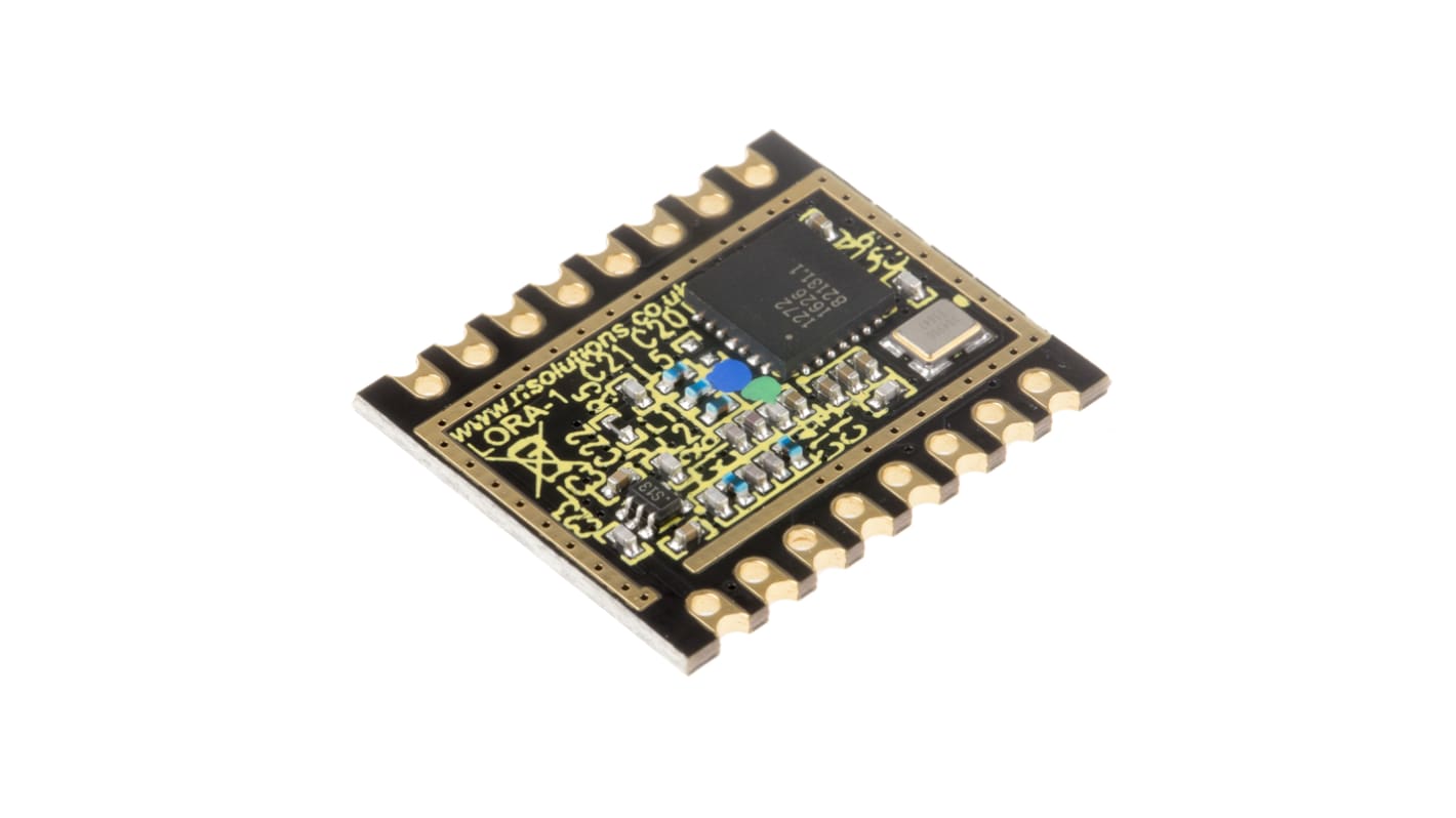 RF Solutions LoRa模块, Lora, 接收器灵敏度-130dBm, 电源电压1.8 → 3.6V