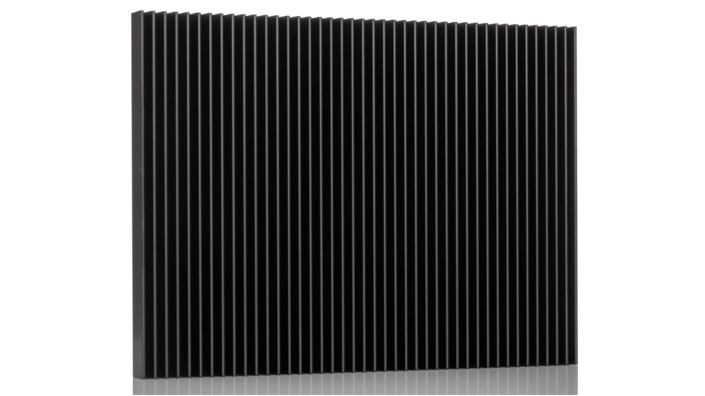 RS PRO Heatsink, Universal Rectangular Alu, 0.29°C/W, 150 x 200 x 15mm, PCB Mount