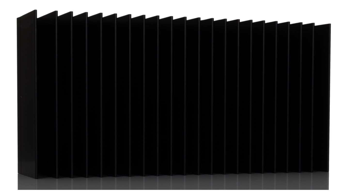 RS PRO Heatsink, Universal Rectangular Alu, 0.09°C/W, 150 x 300 x 83mm, PCB Mount