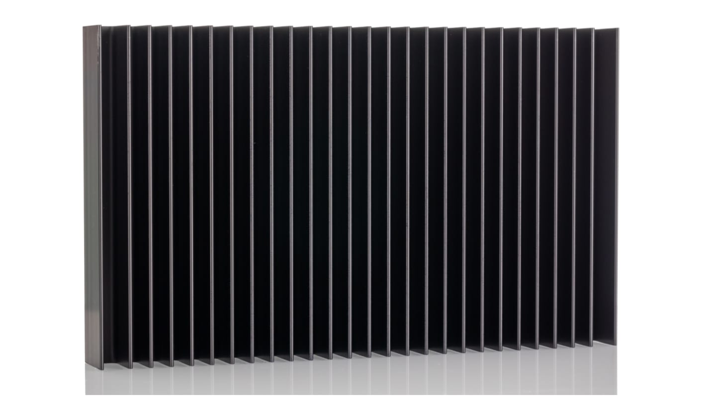 RS PRO Heatsink, Universal Rectangular Alu, 0.17°C/W, 150 x 250 x 30mm, PCB Mount