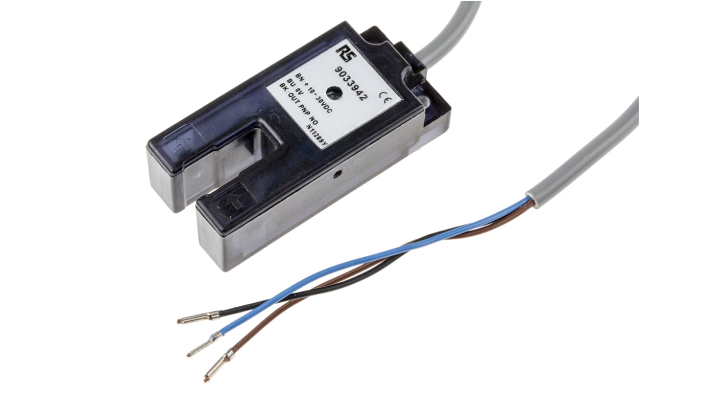 Rs-Online Sensore fotoelettrico a forcella RS PRO a fascio diretto rilevamento 7 mm uscita PNP NA