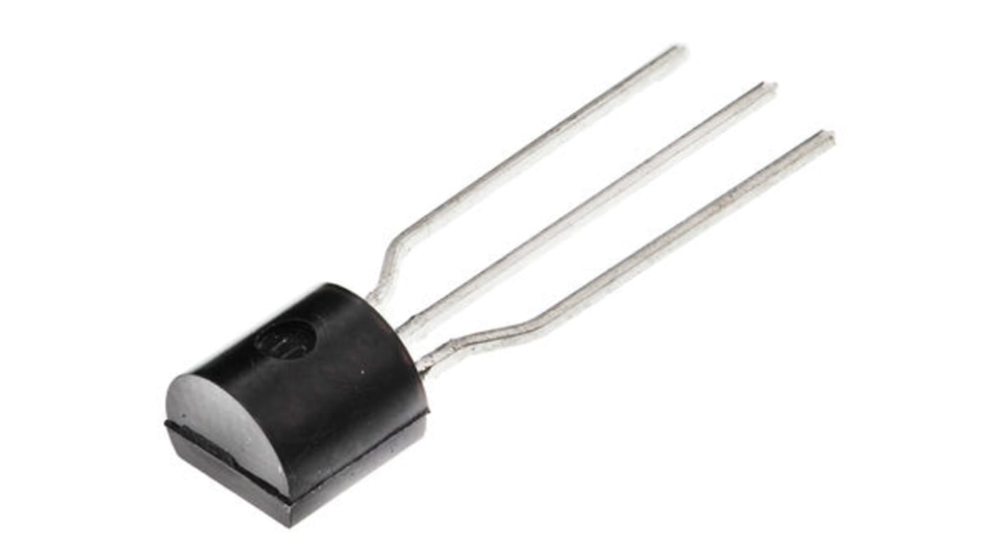 onsemi BC516_D27Z PNP Darlington Pair, -1 A 30 V HFE:30000, 3-Pin TO-92