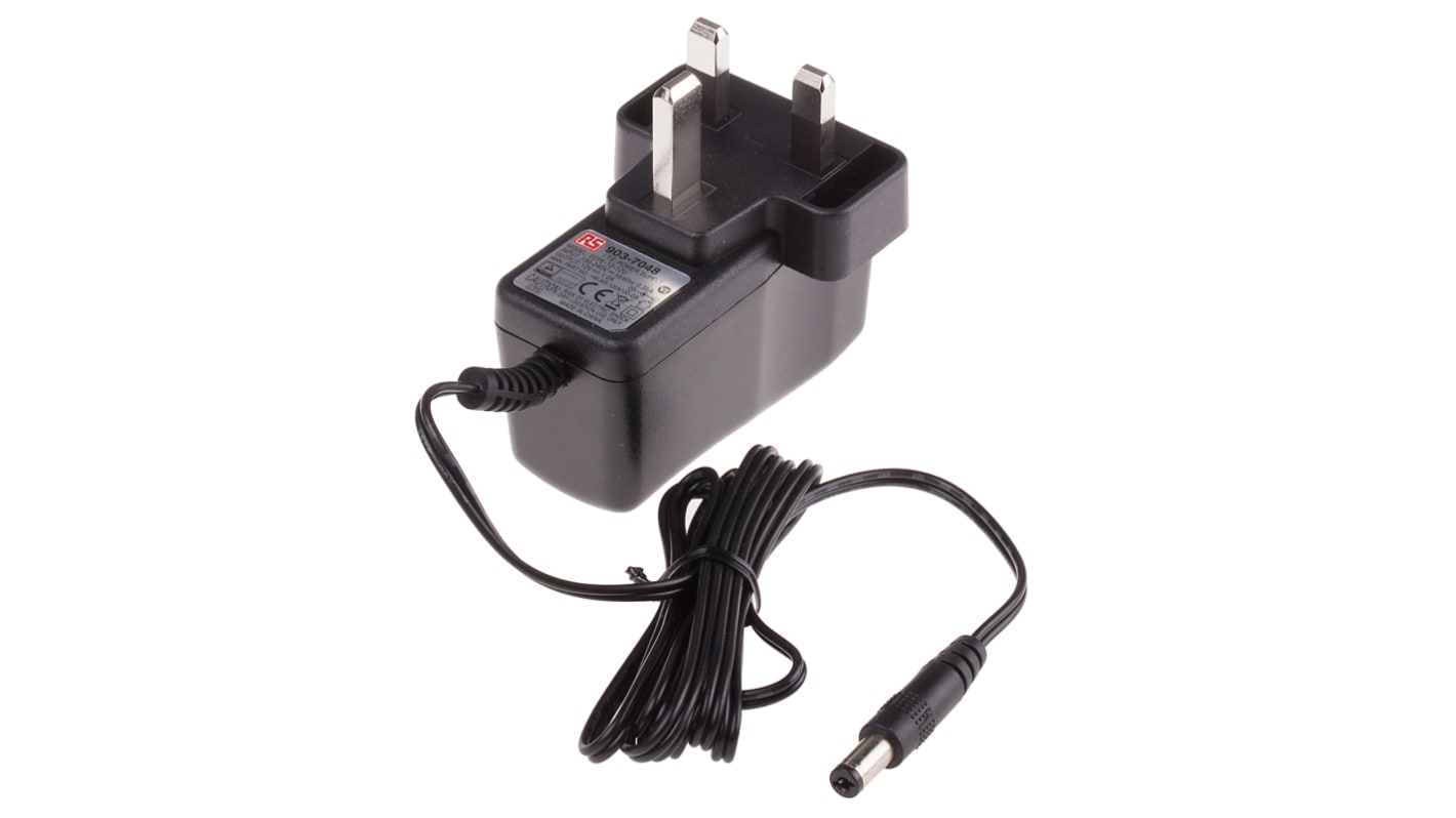 RS PRO 12W Plug In Power Supply 12V dc Output, 0 → 1A Output