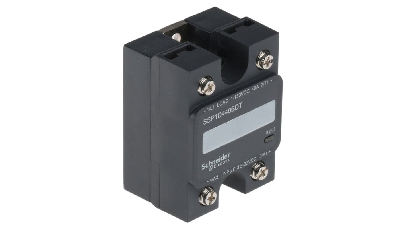 Schneider Electric 固态继电器, 直流型开关, 最大负载40A, 150Vdc, 最大控制32Vdc, 面板安装, SPST