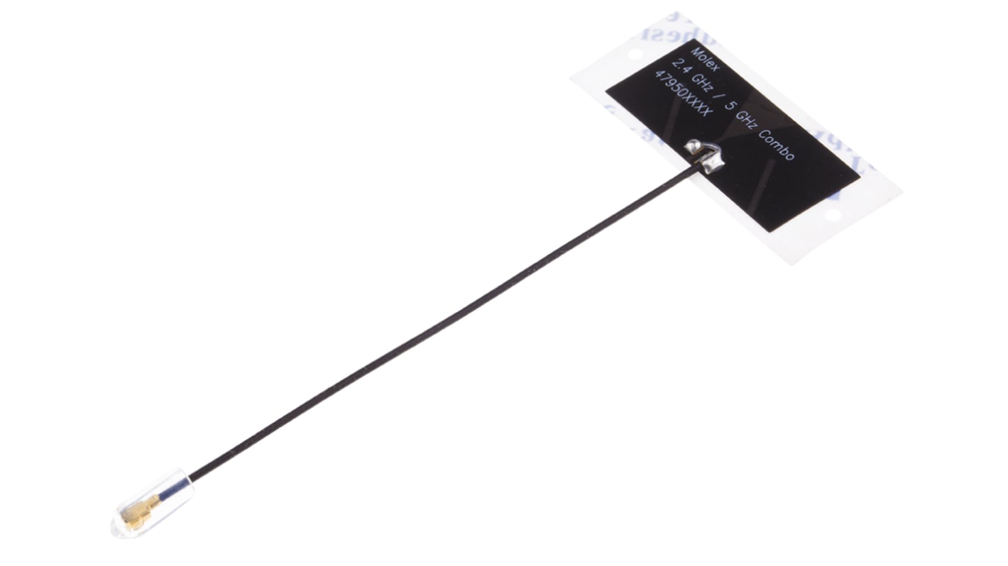 Molex 47950-0011 PCB WiFi Antenna with Micro-Coaxial RF Connector, Bluetooth (BLE), WiFi