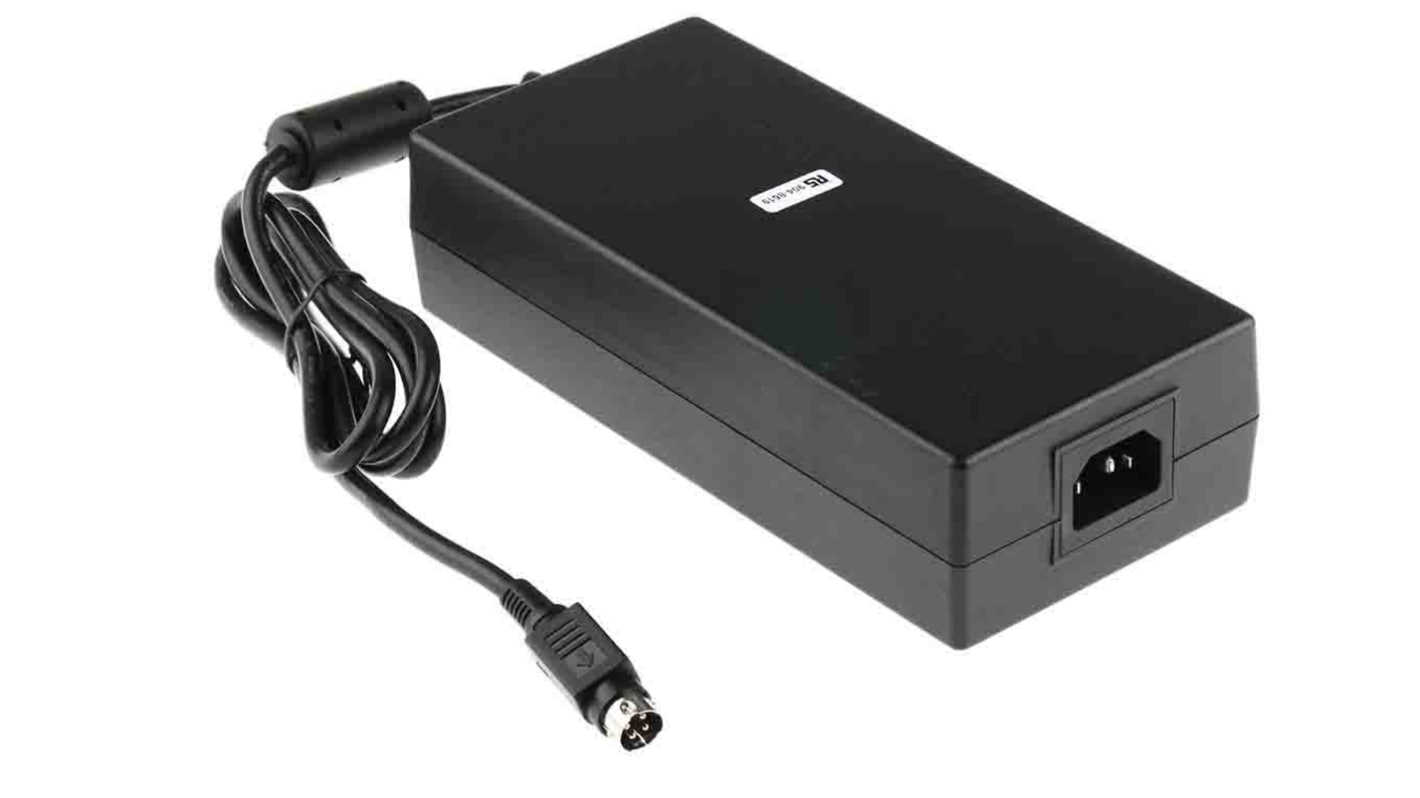 RS PRO 250W Plug-In AC/DC Adapter 24V dc Output, 10.41A Output