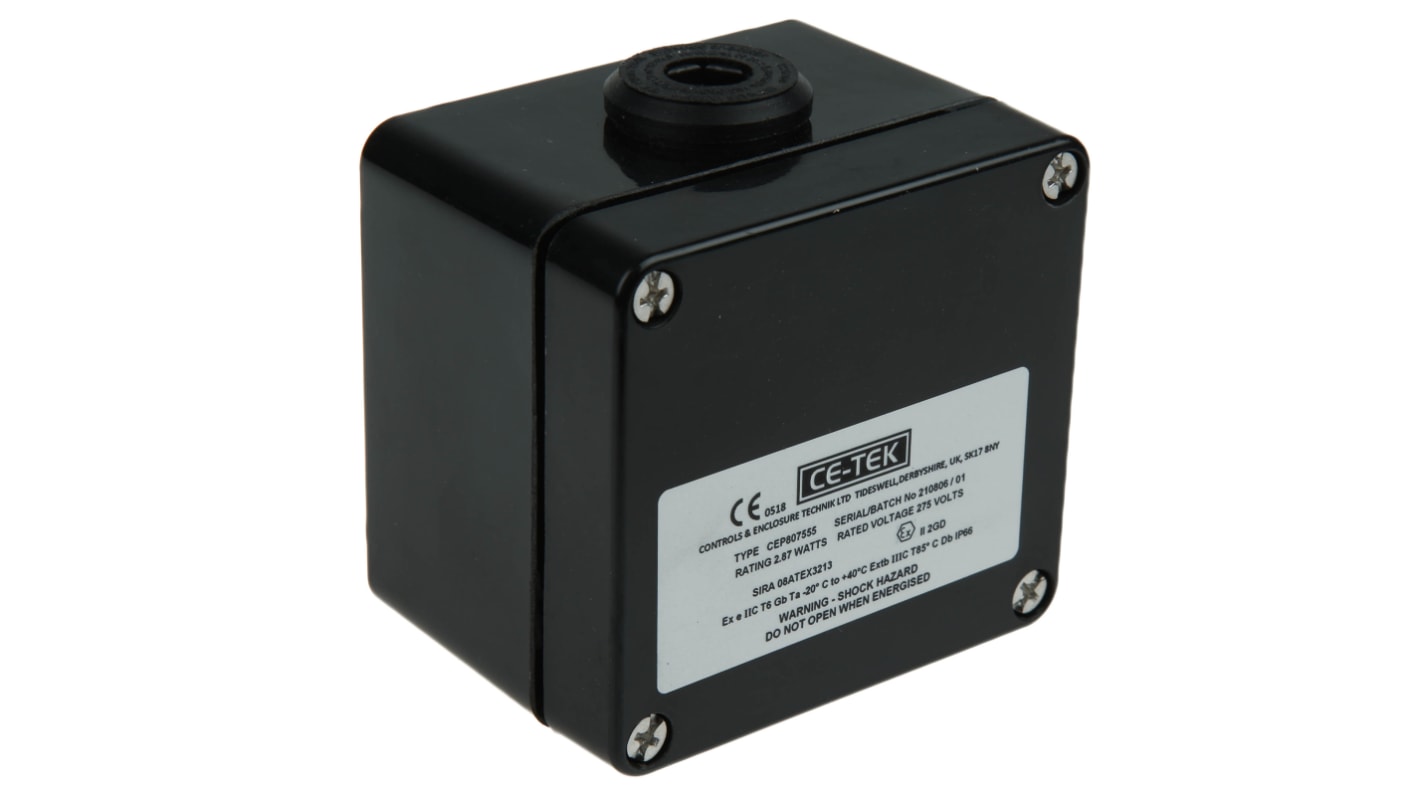 CEP807555PA | CE-TEK CEP Series Black Polyester Junction Box CEP807555PA | CE-TEK CEP Series Black Polyester Junction Box