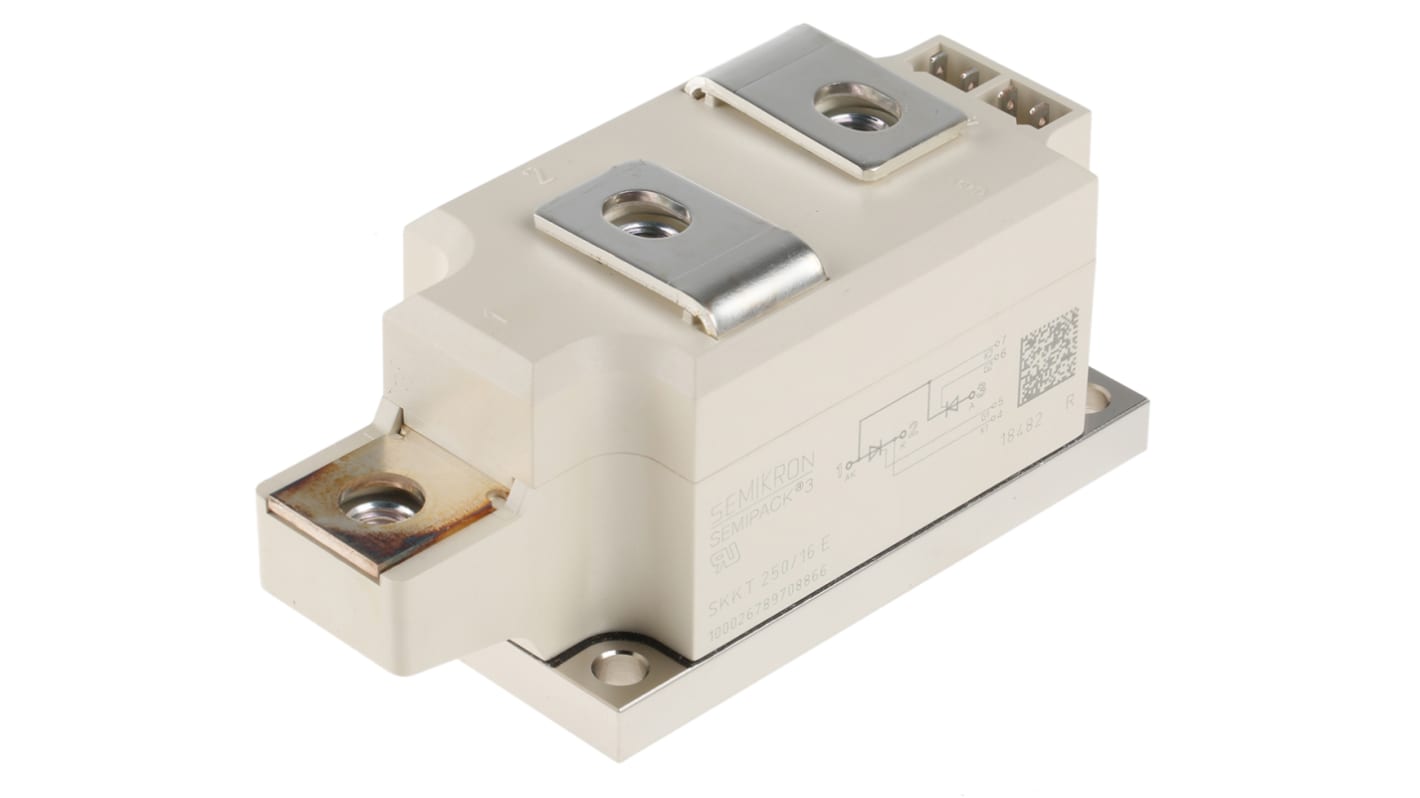 Semikron Danfoss 可控硅模块, SCR, A 73b, 面板安装, 最大栅极触发电流200mA