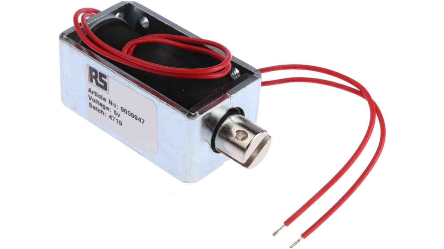 Solentec Limited リニアソレノイド, プル, 6 V dc, 18mm, SD1358 6V