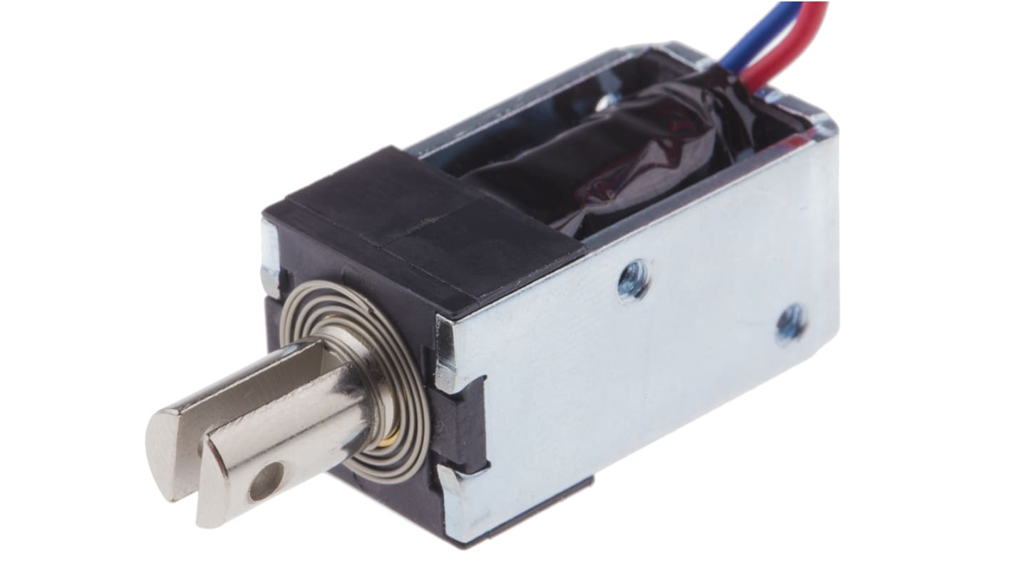 Solenoide lineal de tirar Solentec Limited, 6 V dc, recorrido 7mm