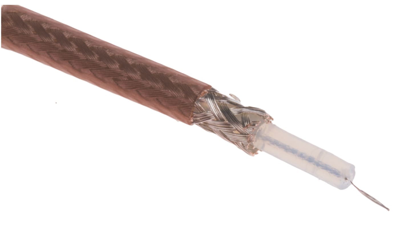 RS PRO, 100m, RG179B/U Coaxial, Unterminated75 Ω