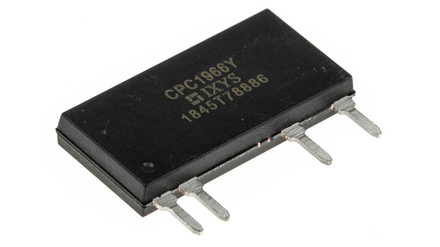 Relé de estado sólido IXYS de 1 polo, contactos SPST, control 20 → 240 V rms, 3 A rms máx., montaje en PCB