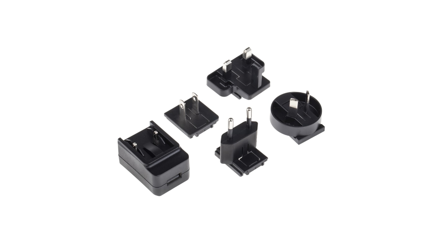 RS PRO 5W Plug-In AC/DC Adapter 5V dc Output, 1A Output