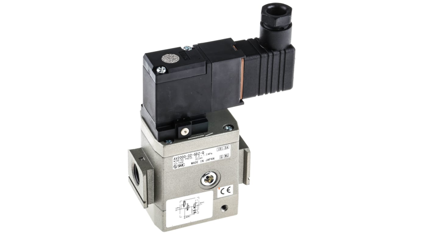 SMC, AV2000 Pneumatisk &#148;Soft Start&#148;-ventil, Indløb: R 1/4 hun