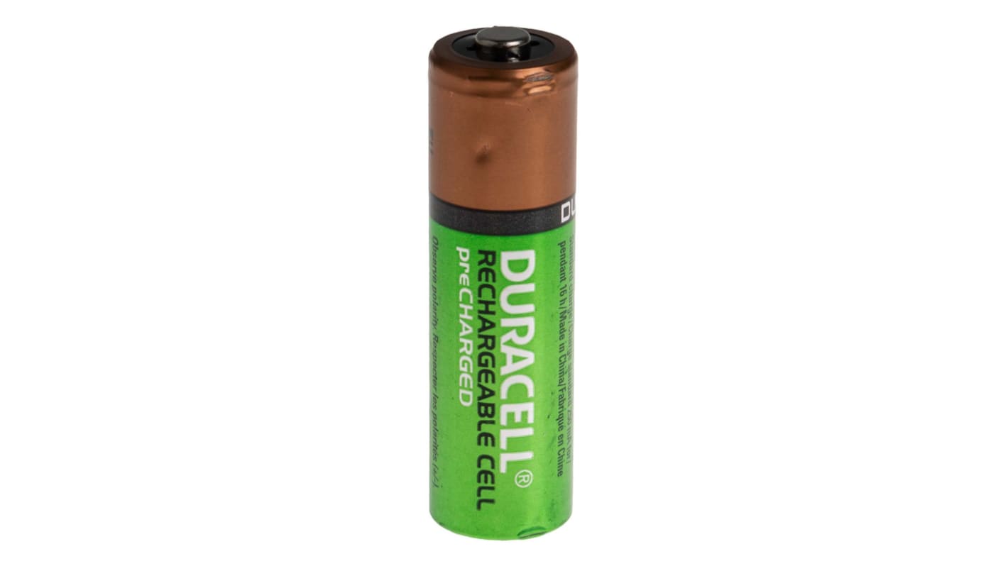Duracell Recharge Ultra AA NiMH Rechargeable AA Batteries, 2.4Ah, 1.2V - Pack of 4