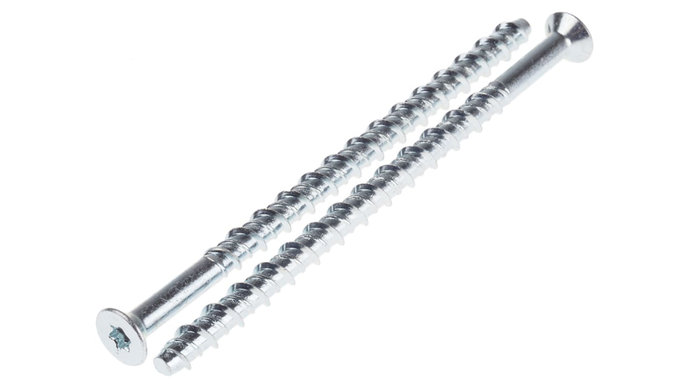 RS PRO Carbon Steel Anchor Bolt M6 x 130mm, 6mm Fixing Hole