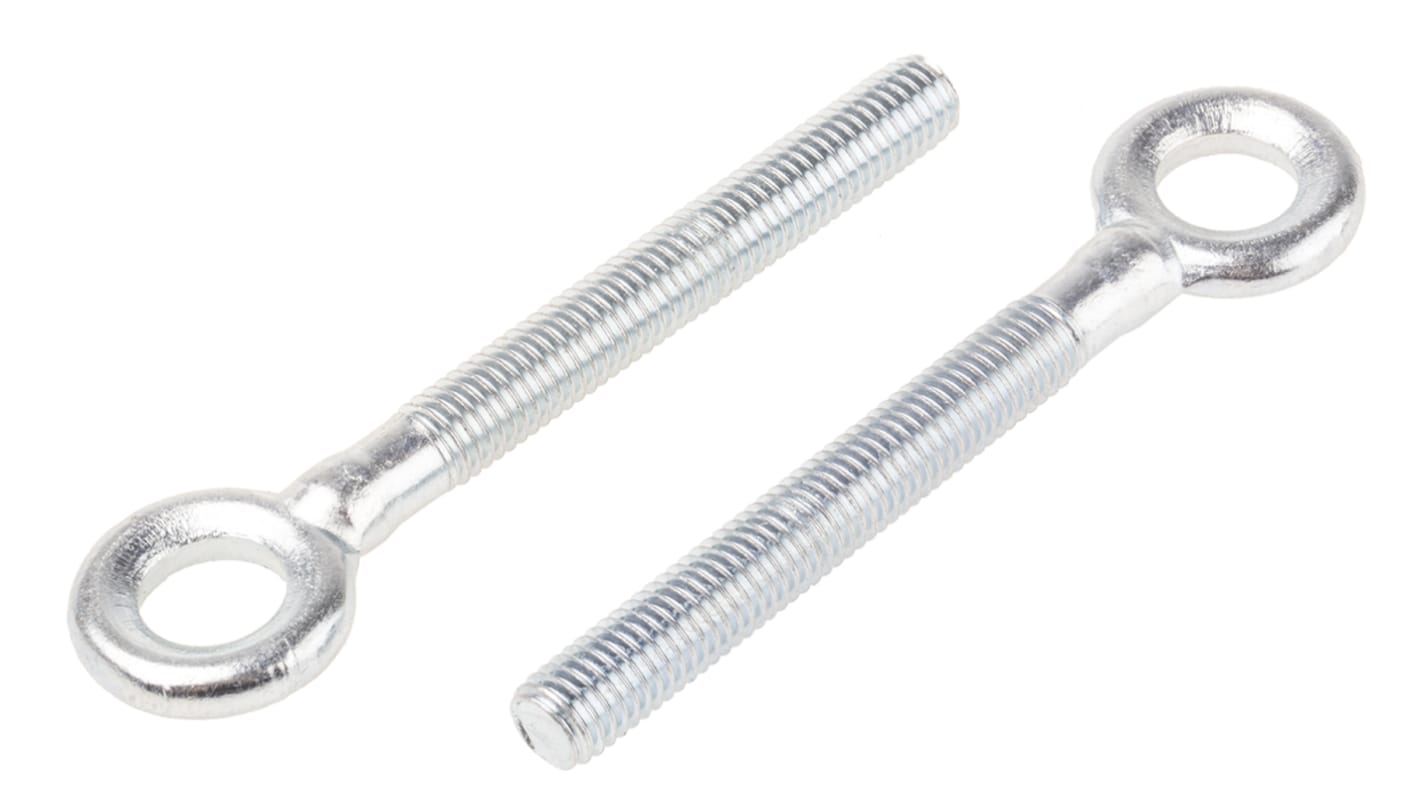 RS PRO Carbon Steel Anchor Bolt M10 x 108mm, 10mm Fixing Hole