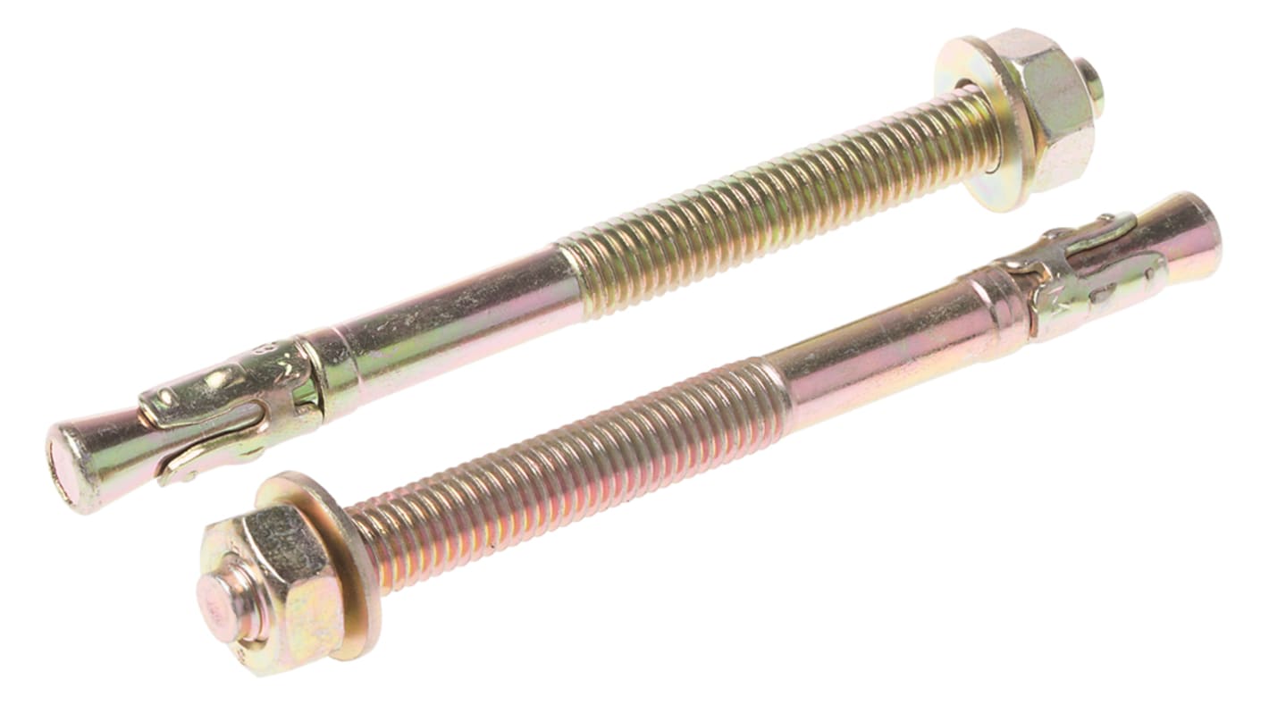 Śruba kotwiąca dł 100mm M8 Stal wysokowęglowa Ø 8mm RS PRO Kotwa