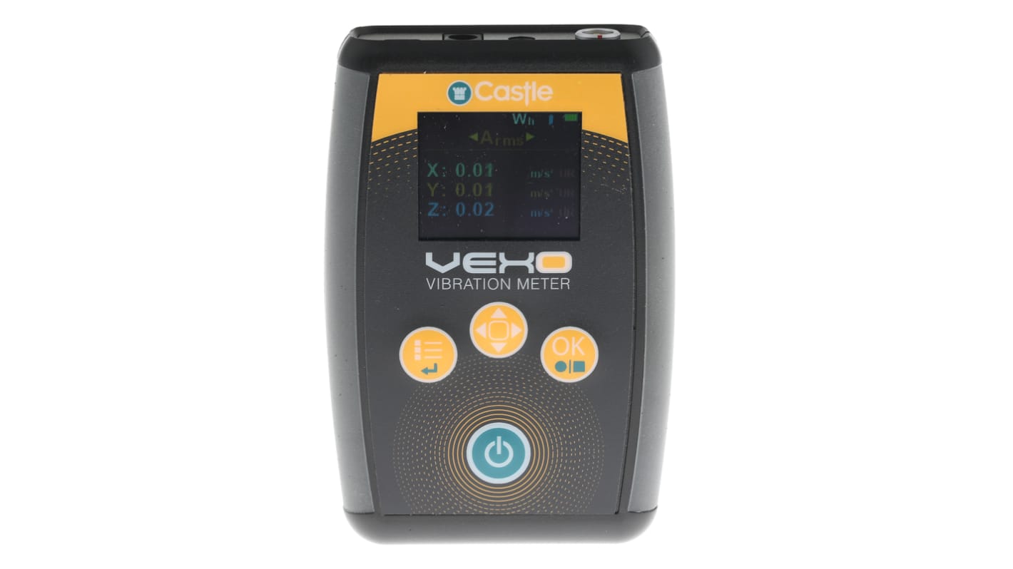 Castle GA2006H Vibration Meter - Acceleration, 3 Axis