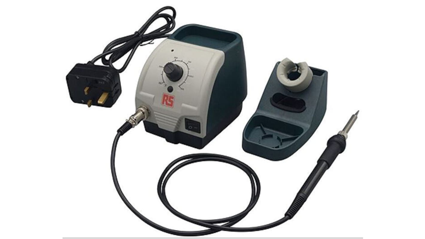 RS PRO Analogue Soldering Station 60W, 220V