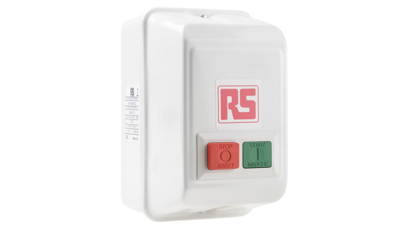 RS PRO Direktstarter 3-phasig 5,5 kW, 415 V ac / 10→ 13 A, Manuell