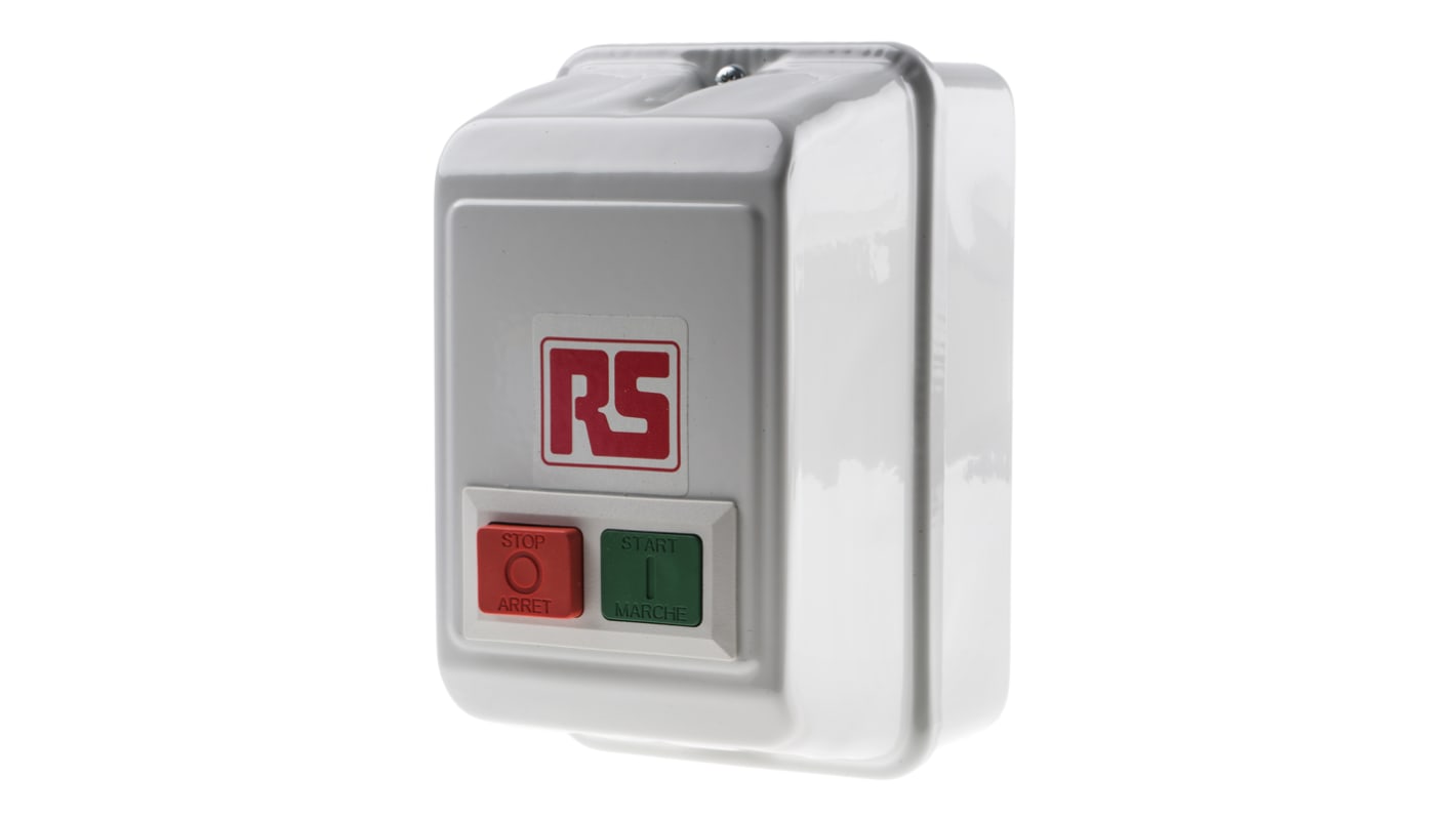 RS PRO Direktstarter 1-phasig 1,1 kW, 240 V ac / 7 10 A, Manuell